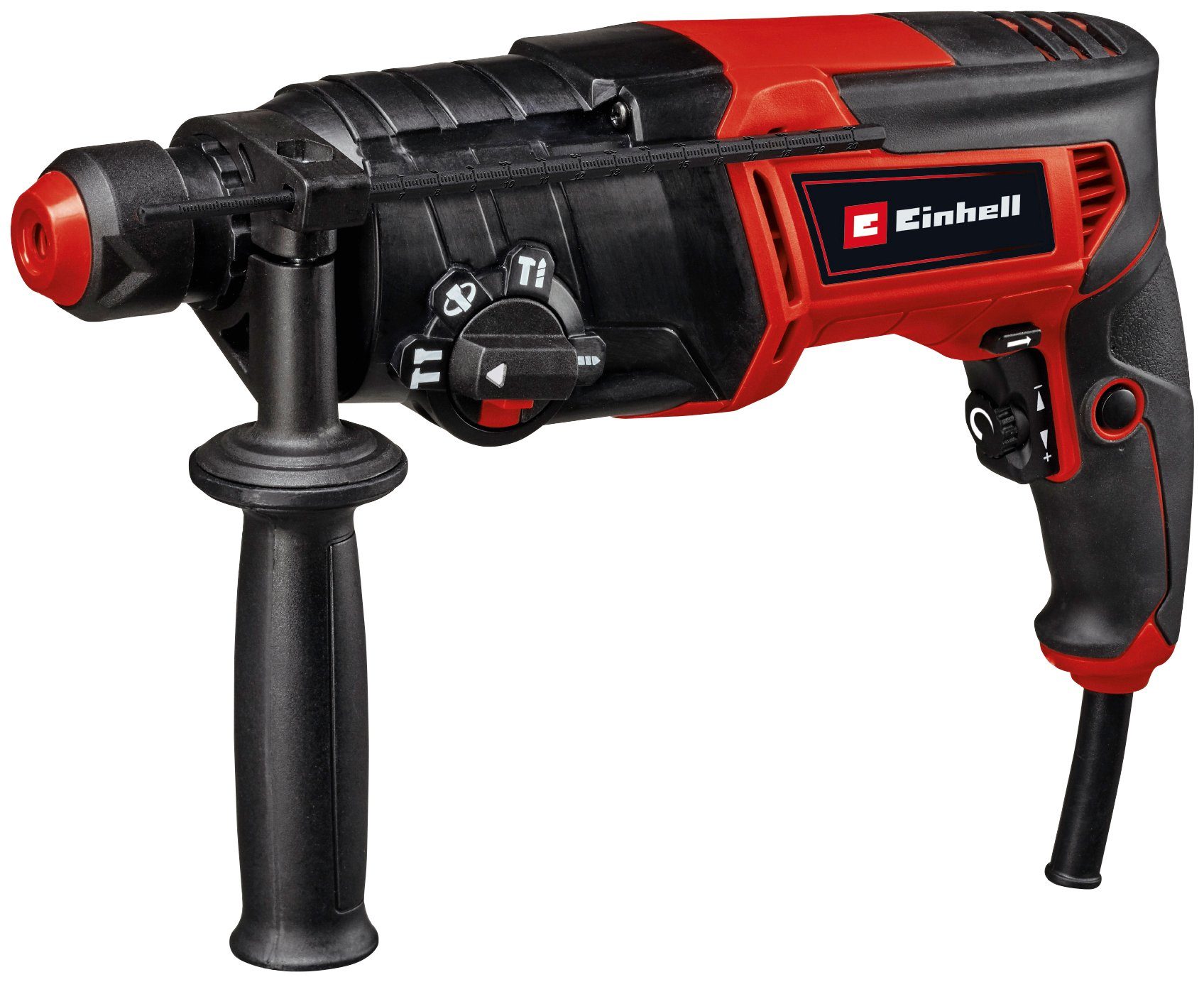 Einhell Bohrhammer TC-RH 800 4F, (2-tlg), 4 Funktionen:  Bohren/Hammerbohren/Meißeln mit und ohne Fixierung