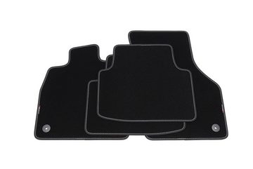 teileplus24 Auto-Fußmatten EF210 Velours Fußmatten Set kompatibel mit VW Passat B8 3G 2014-