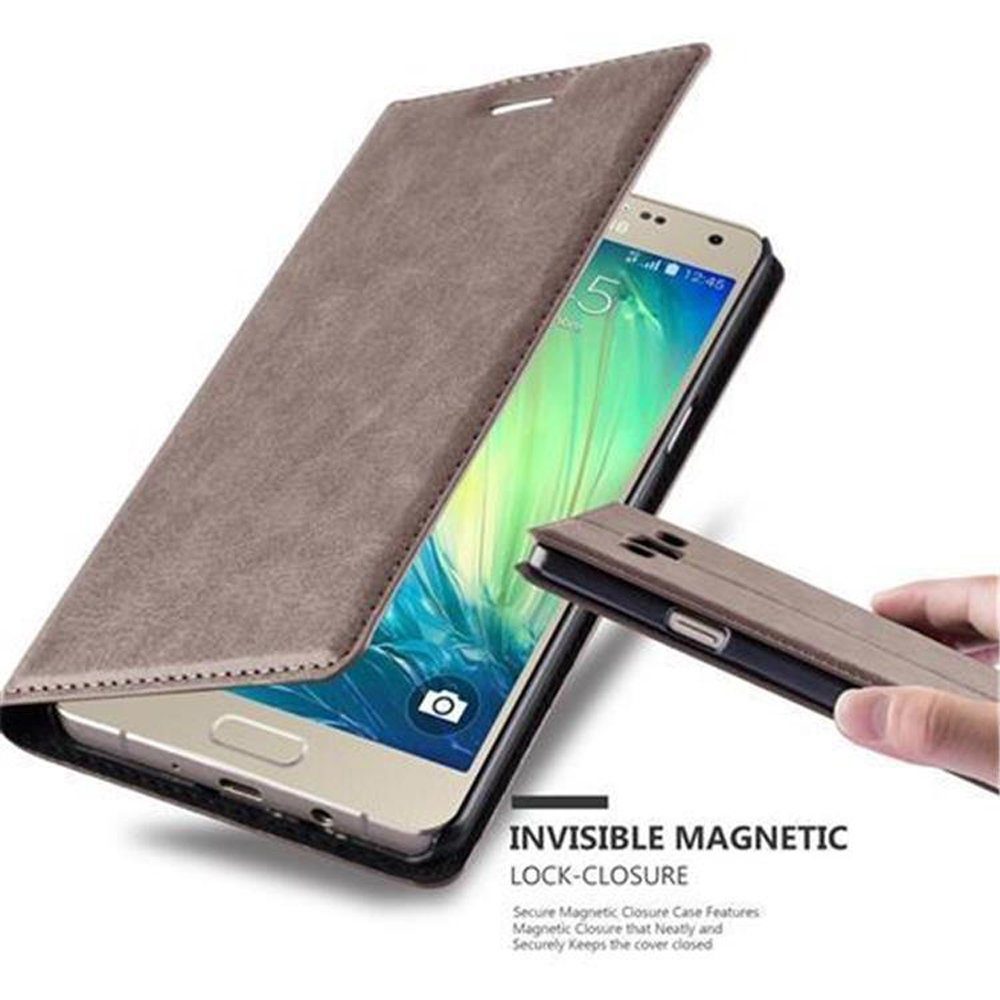 Cadorabo Handyhülle Book Invis. Magnet Samsung Galaxy A5 2015, Klappbare  Handy Schutzhülle - Hülle - mit Standfunktion und Kartenfach
