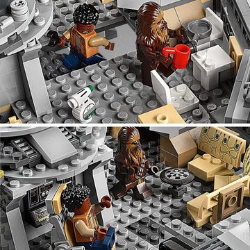 LEGO® Konstruktionsspielsteine Star Wars 75257 Millennium Falcon Raumschiff Bau Set, (Set, 1351 St)