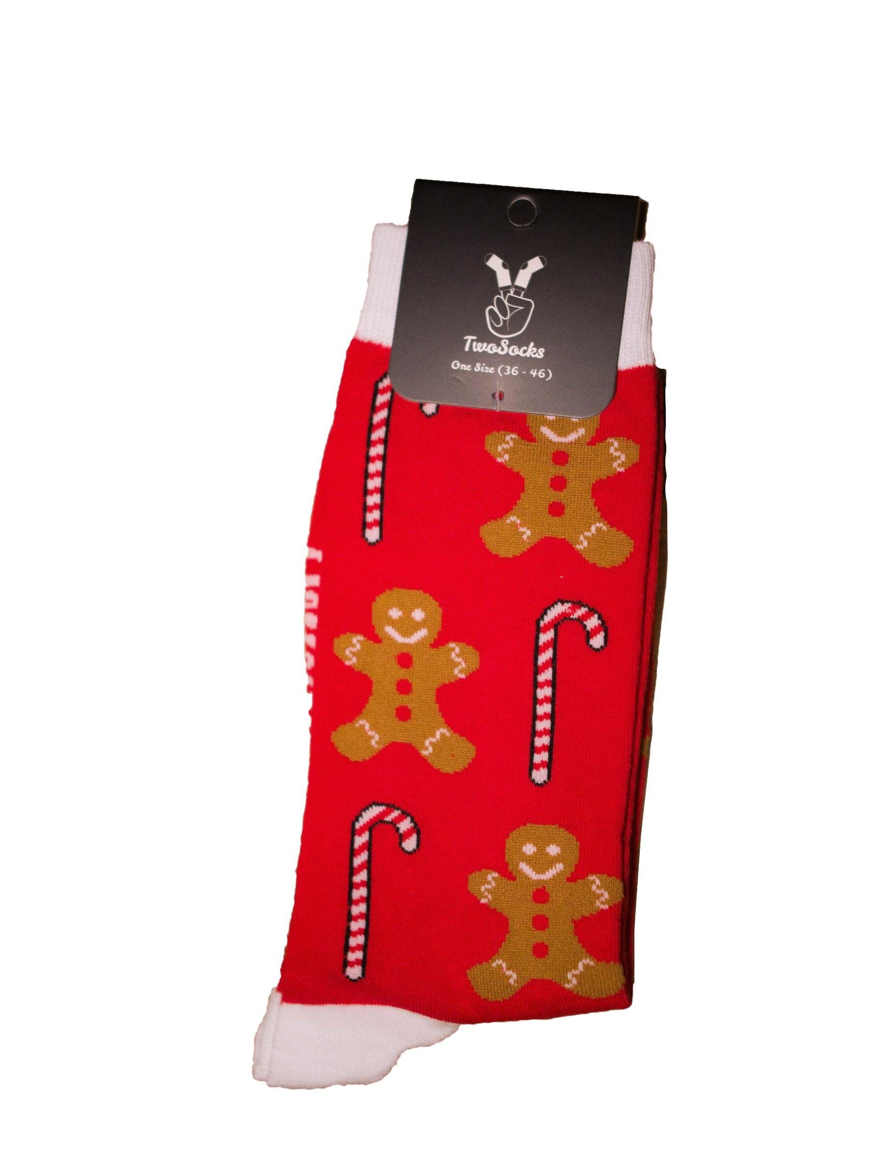 Einheitsgröße Herren Weihnachtssocken & Set (4 Damen witzige Freizeitsocken TwoSocks 4er-Pack Paar) Socken,