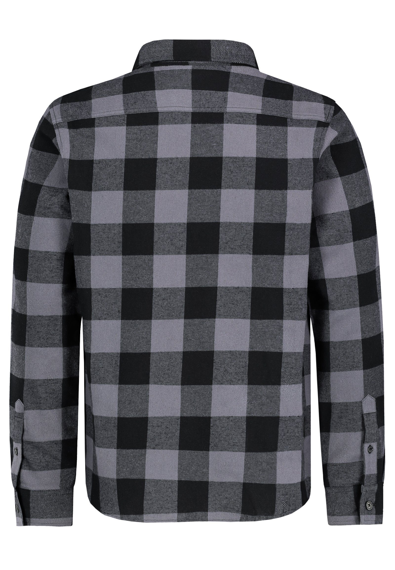 grey Flanellhemd Herren Flanell Eight2Nine Karohemd