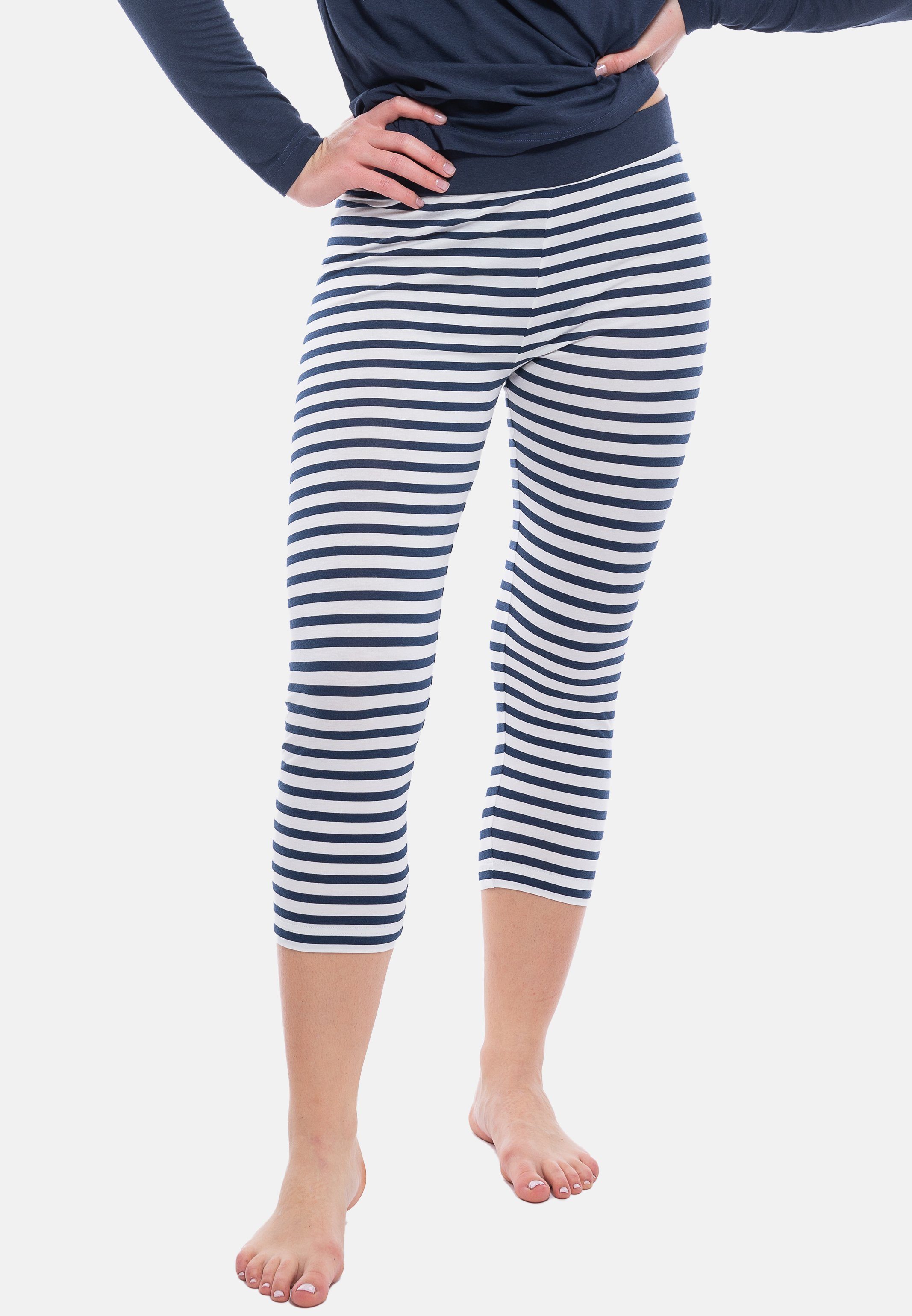 Mey Schlafhose Cyra (1-tlg) Schlafanzug Hose - In modischer 3/4-Довжина, Elastischer Bund