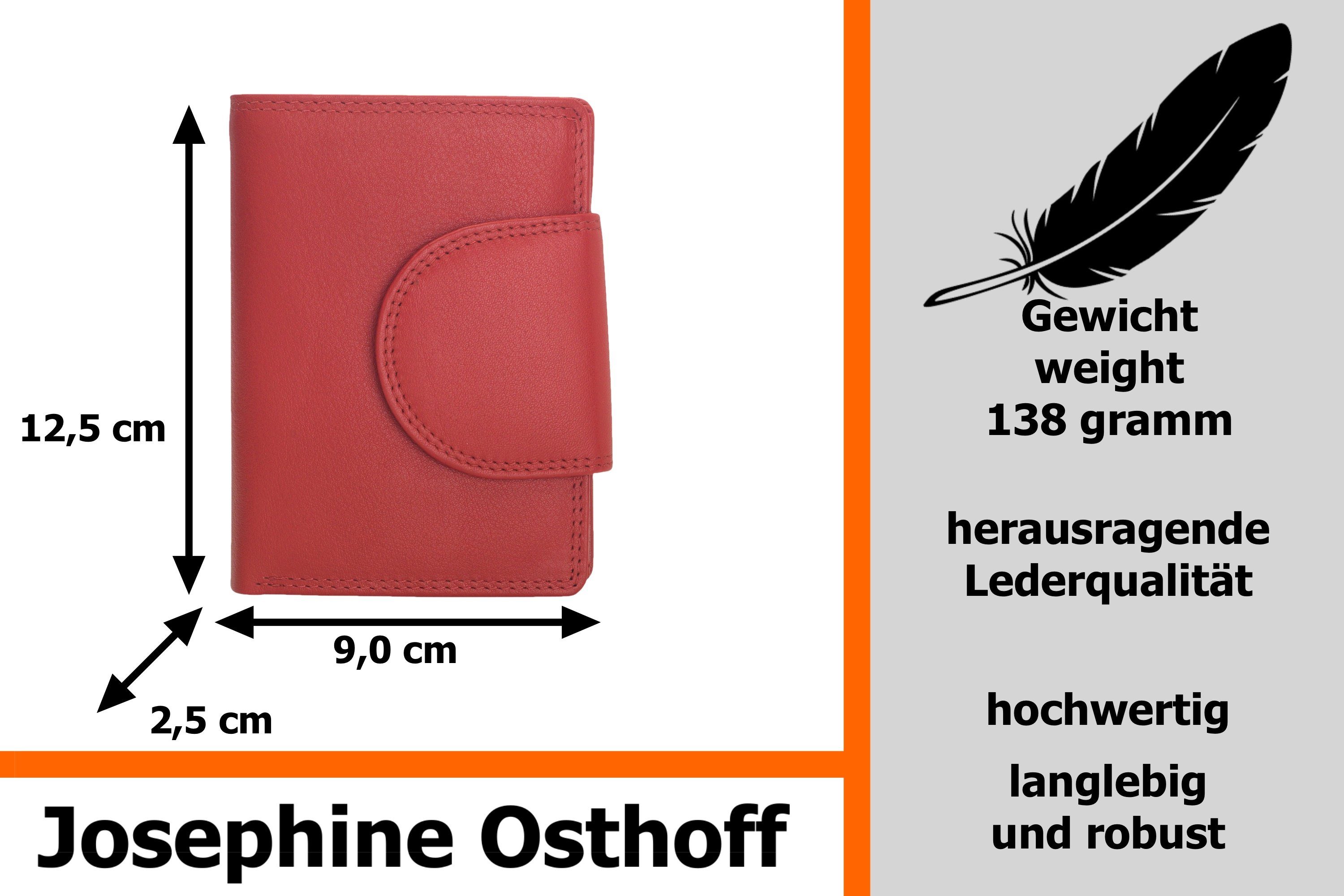 Osthoff Minibrieftasche Josephine Wiener kirsche Brieftasche Geldbörse