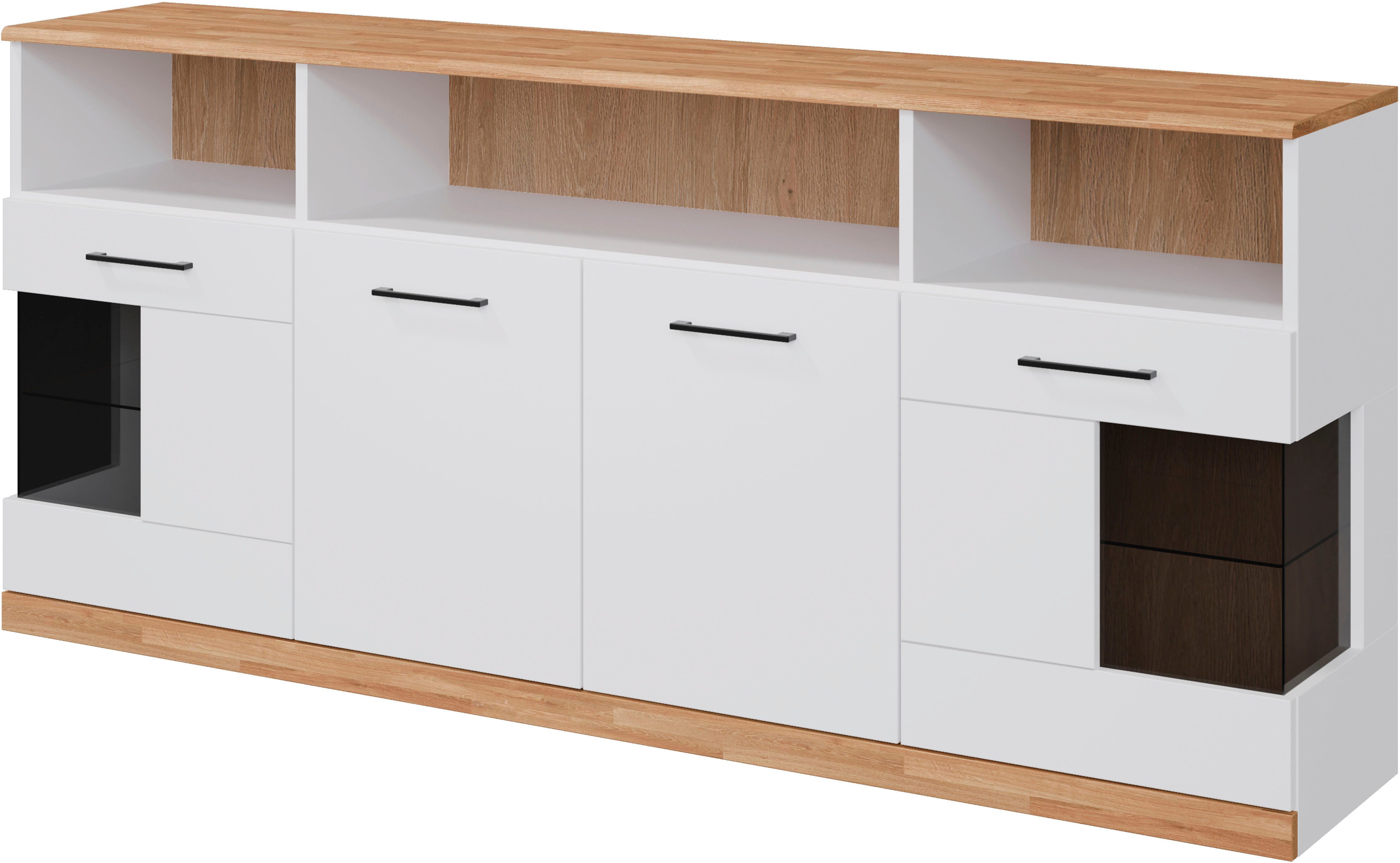 Home affaire Sideboard Ribe,180cm breit,Oberplatte aus günstig online kaufen