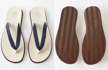 BRUNELLO CUCINELLI BRUNELLO CUCINELLI Suede Leather Flip Flops Sandalen Schuhe Shoes Slip Sneaker