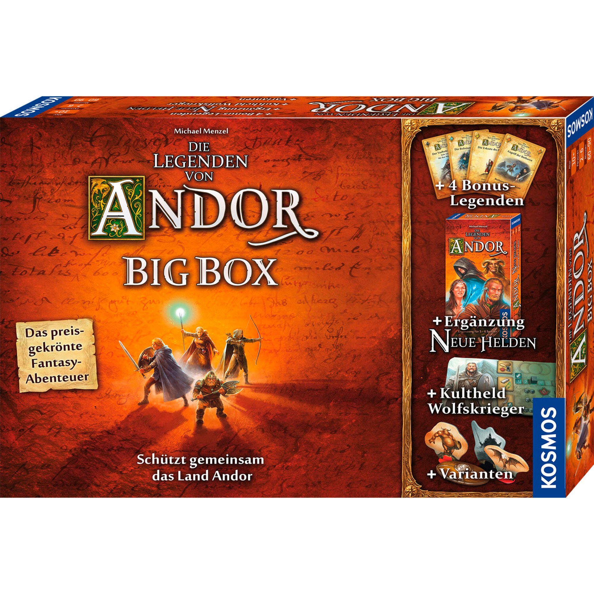 Kosmos Spiel Kosmos Die Legenden von Andor - Big Box