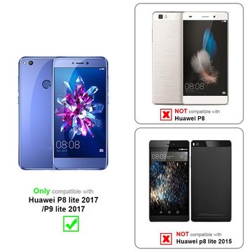 Cadorabo Handyhülle Huawei P8 LITE 2017 / P9 LITE 2017 Huawei P8 LITE 2017 / P9 LITE 2017, Handy Schutzhülle - Hülle - Robustes Hard Cover Back Case Bumper