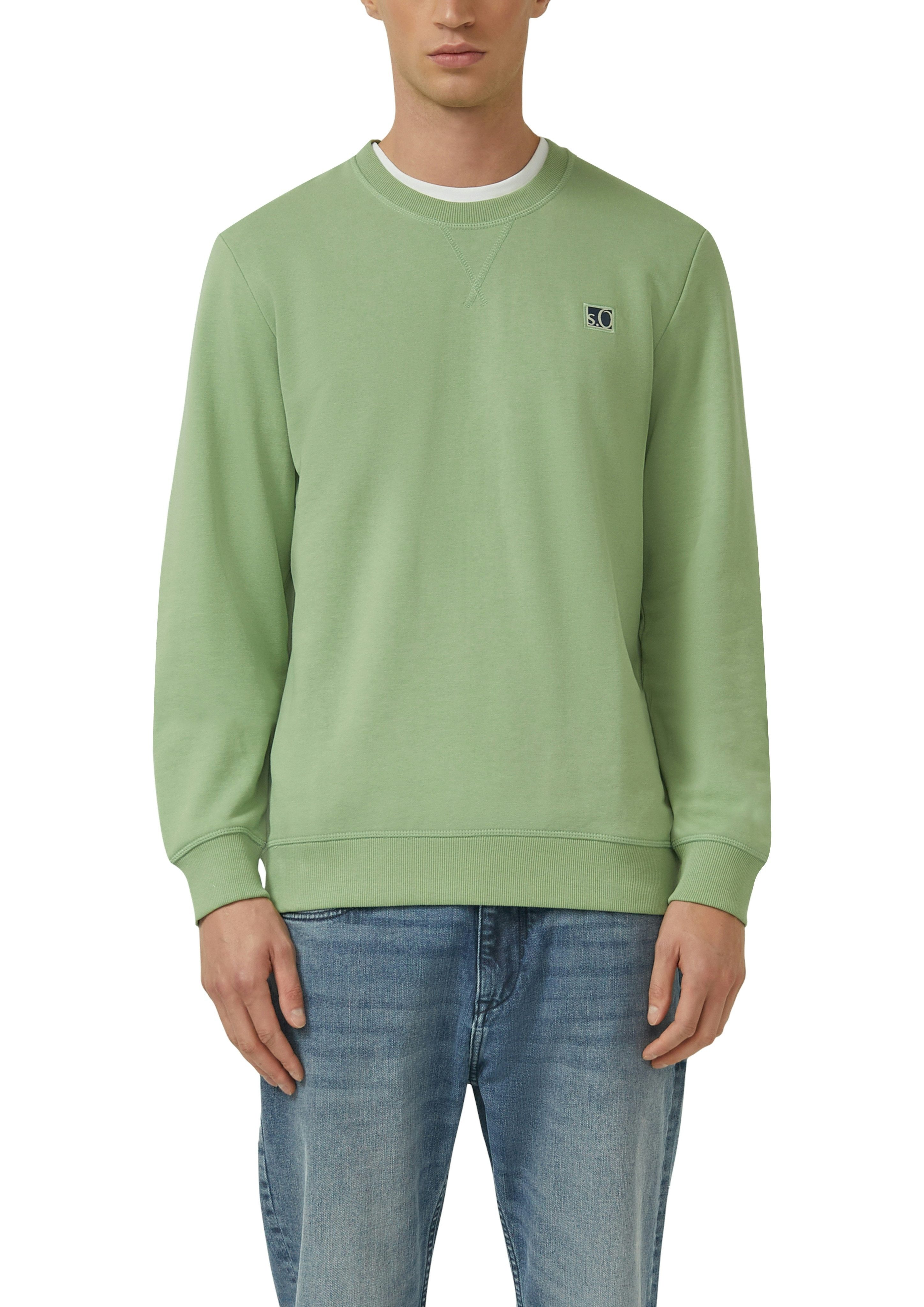 s.Oliver Sweatshirt mit Logo Stickerei