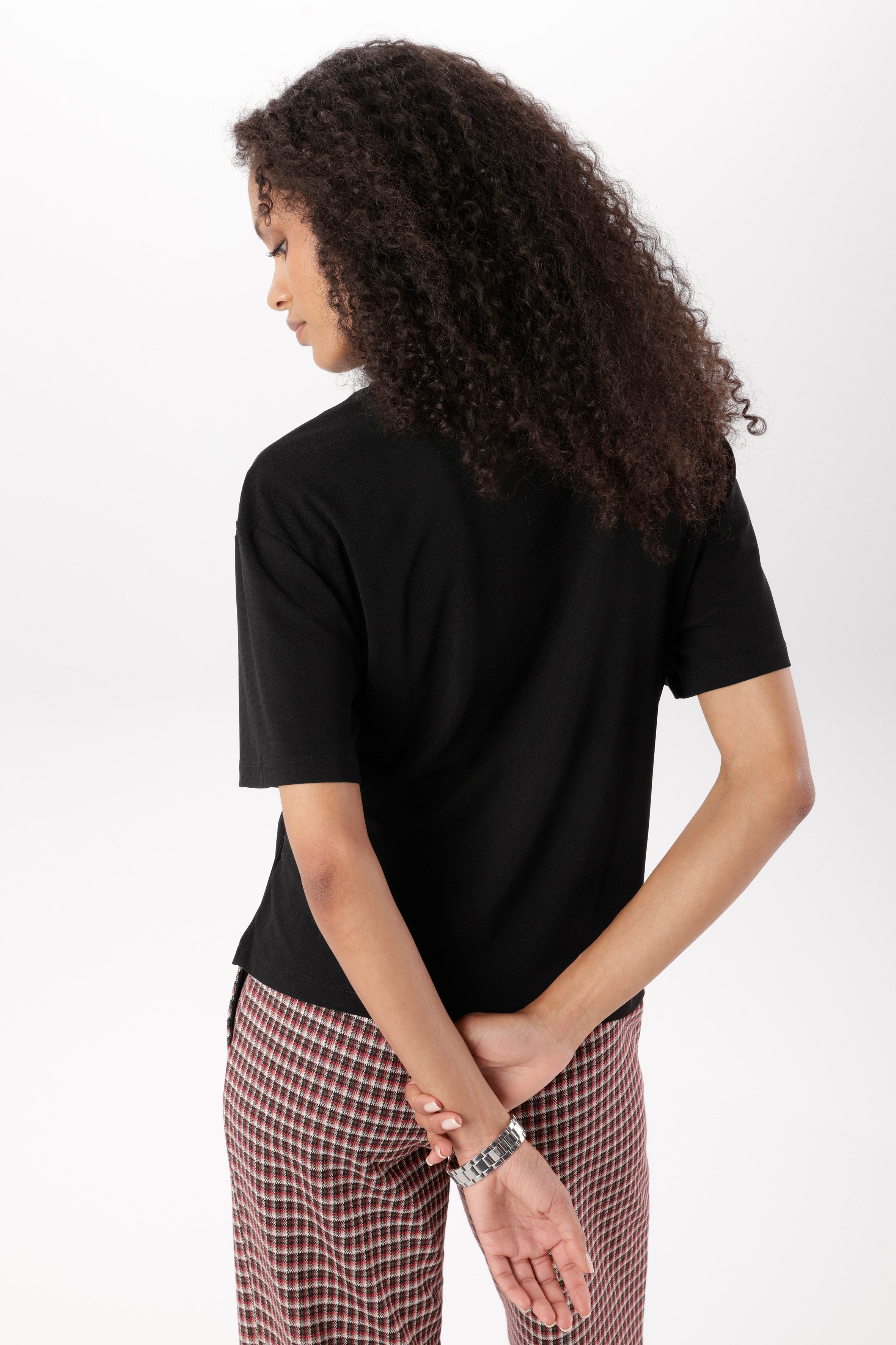 Aniston SELECTED Rundhalsshirt mit raffiniertem Knoten-Detail an der Seite