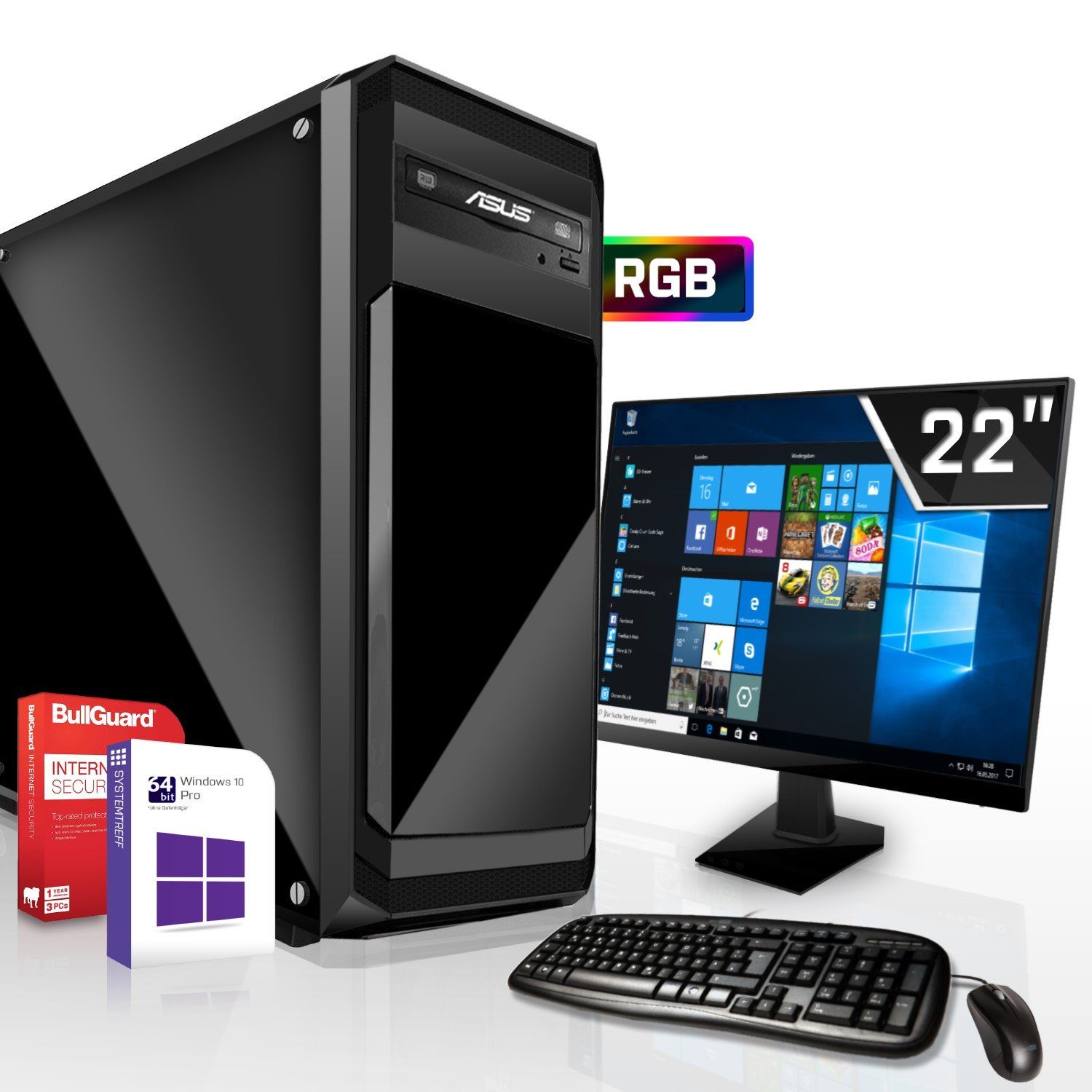 SYSTEMTREFF »Basic Edition 90246« Gaming-PC-Komplettsystem (Intel Core