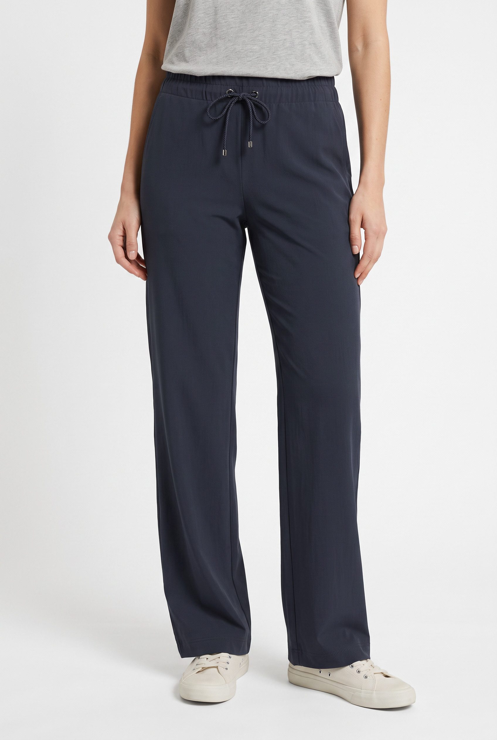 MAC Stoffhose EASY WIDELEG sehr elastische Qualität, angenehmer Griff und hoher Tragekomfort