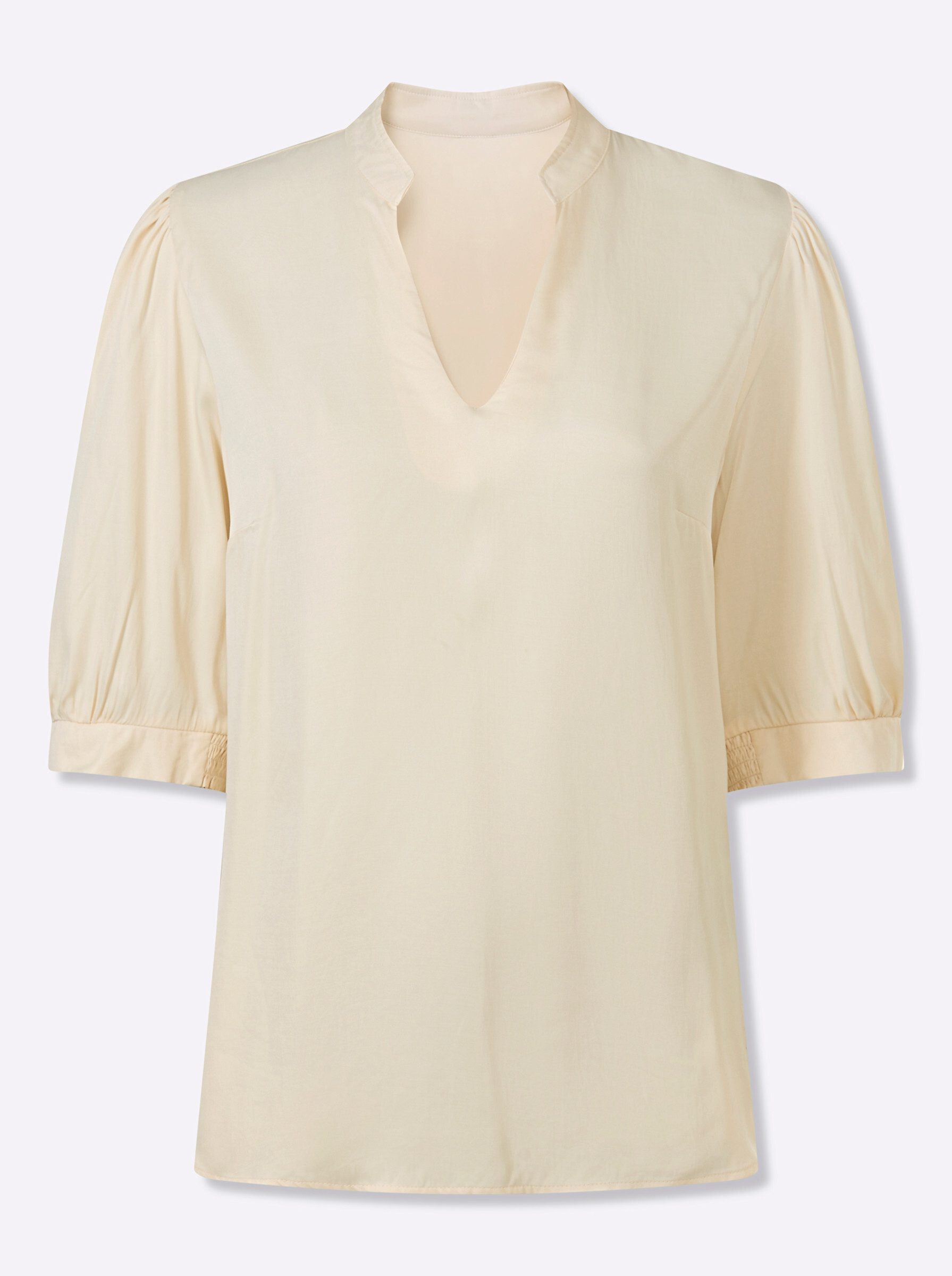 heine Klassische Bluse Bluse Kurzarm
