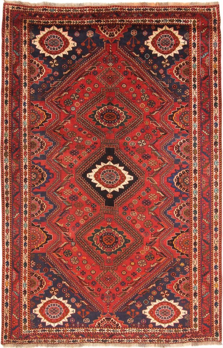 Orientteppich Ghashghai 174x267 Handgeknüpfter Orientteppich / Perserteppich, Nain Trading, rechteckig, Höhe: 12 mm