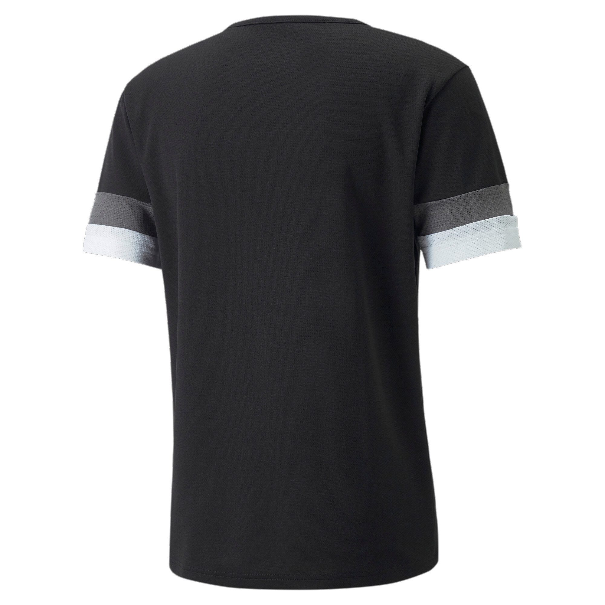 PUMA Trainingstop TEAMRISE JERSEY Regular Fit, mit Rundhalsausschnitt, mit Mesh-Details an den Ärmeln