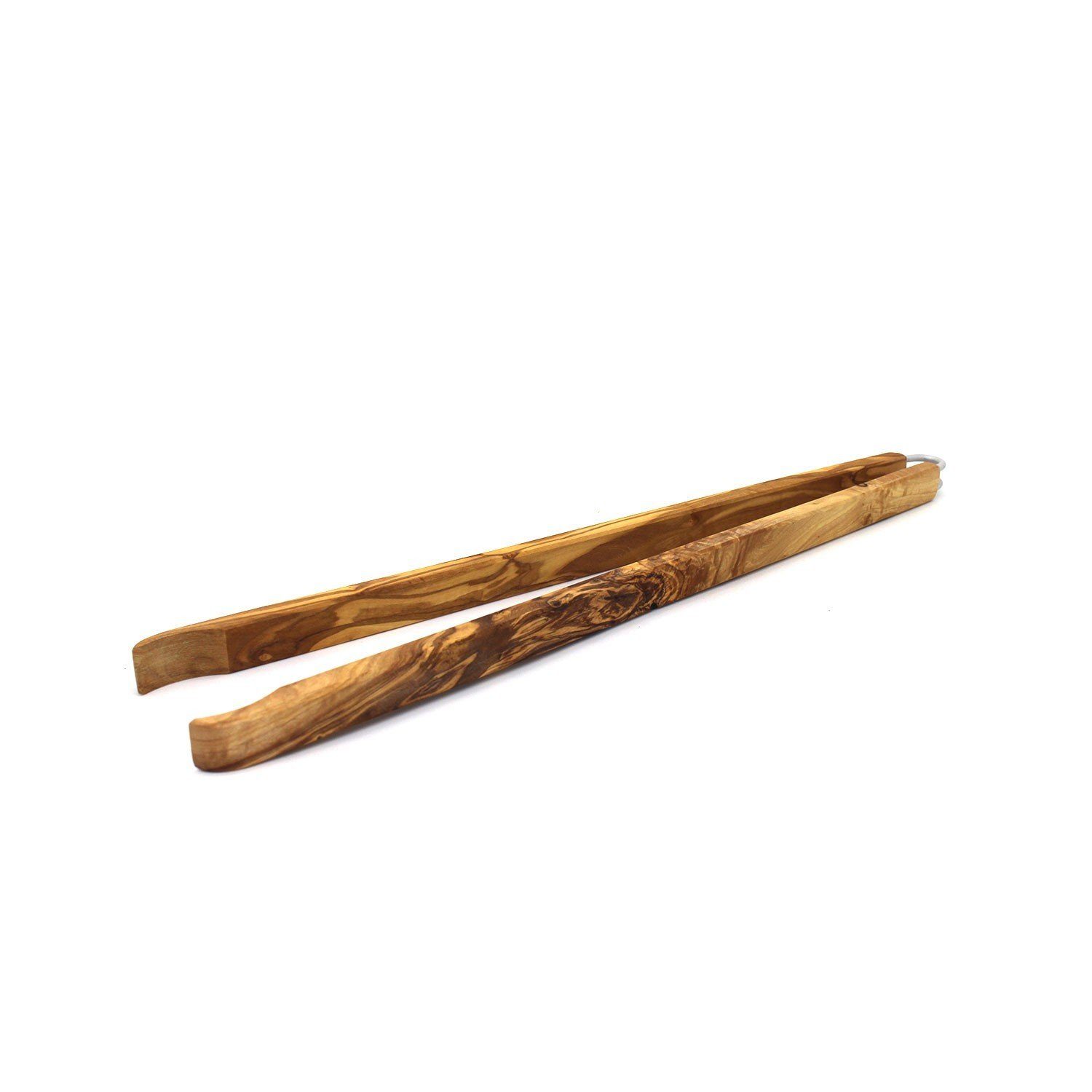 mitienda Grillzange Grillzange aus Holz 42 cm | Grillbesteck