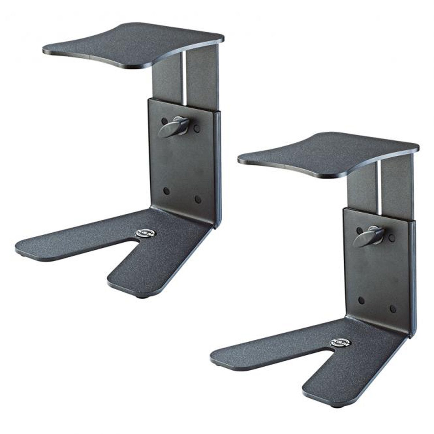 König & Meyer K&M 26772 Tischstativ für Studiomonitor Lautsprecher 2 Stück Tischstativ (Robust)