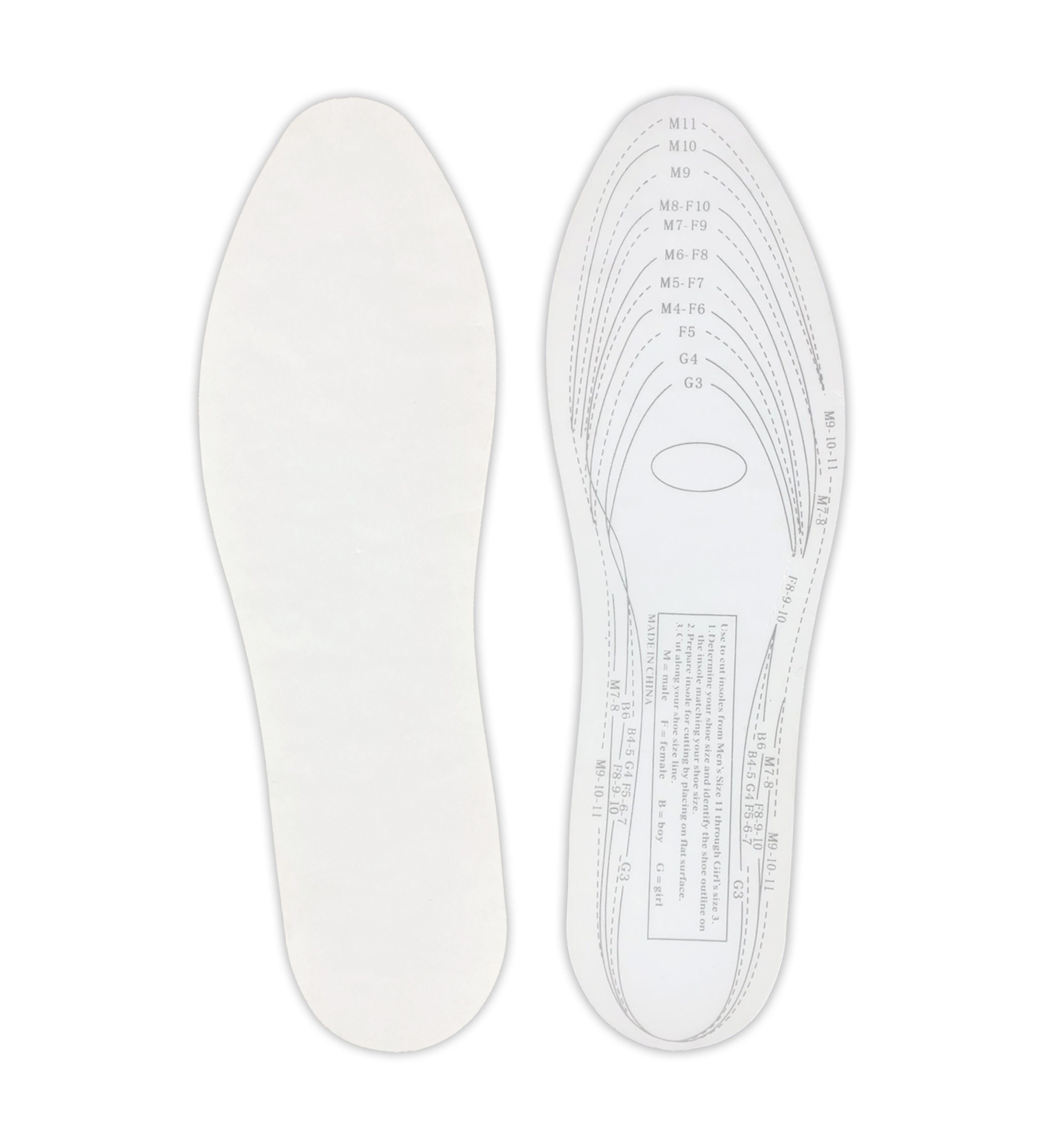 Stolz GmbH Einlegesohlen 1 Paar MEMORY FOAM EINLEGESOHLE zuschneidbar 36-46 aus Schaumstoff 85, Einlegesohlen Schuheinlagen Sohle Sohlen