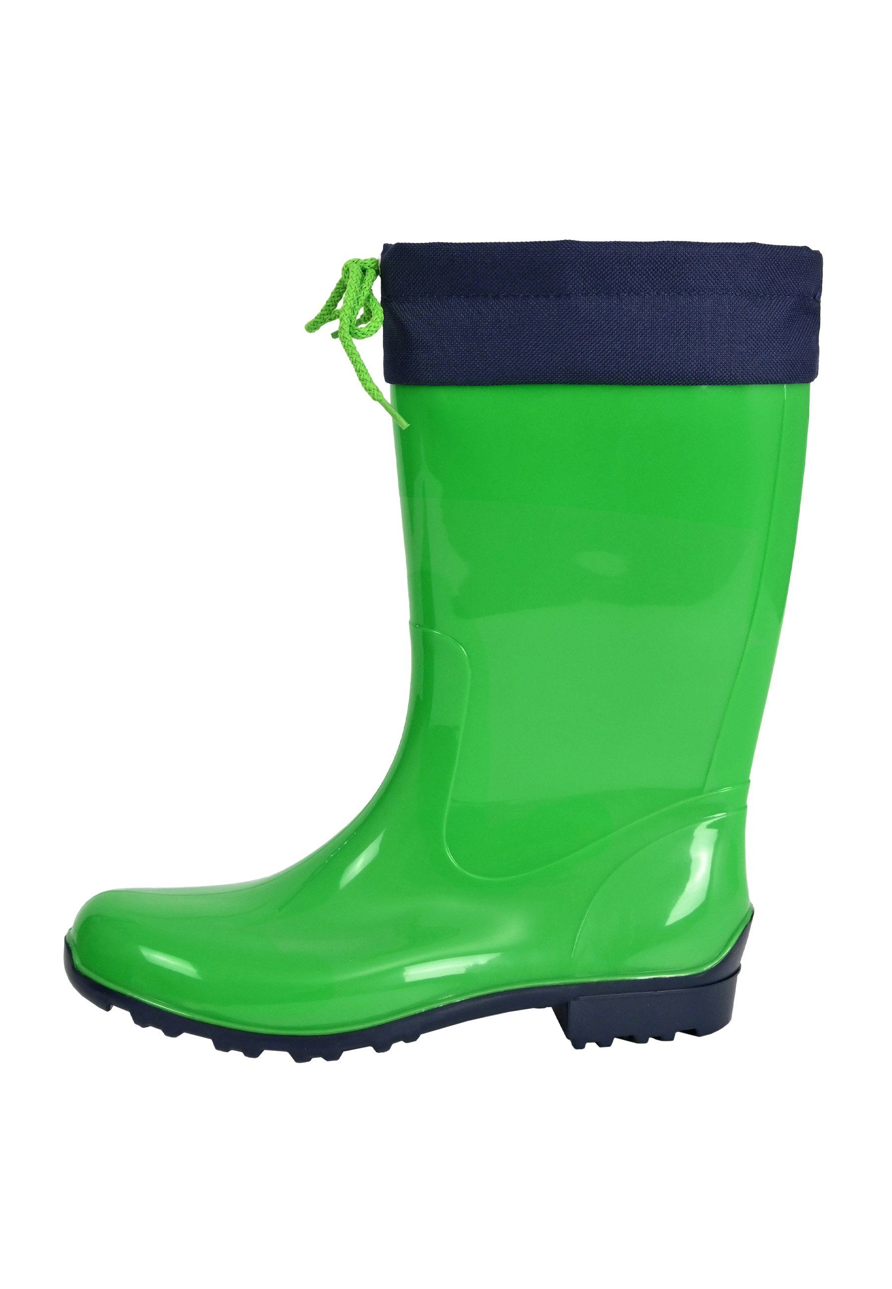 Regenliebe de Fieselregen Gummistiefel mit Stulpe halblang farbenfroh und wasserdicht