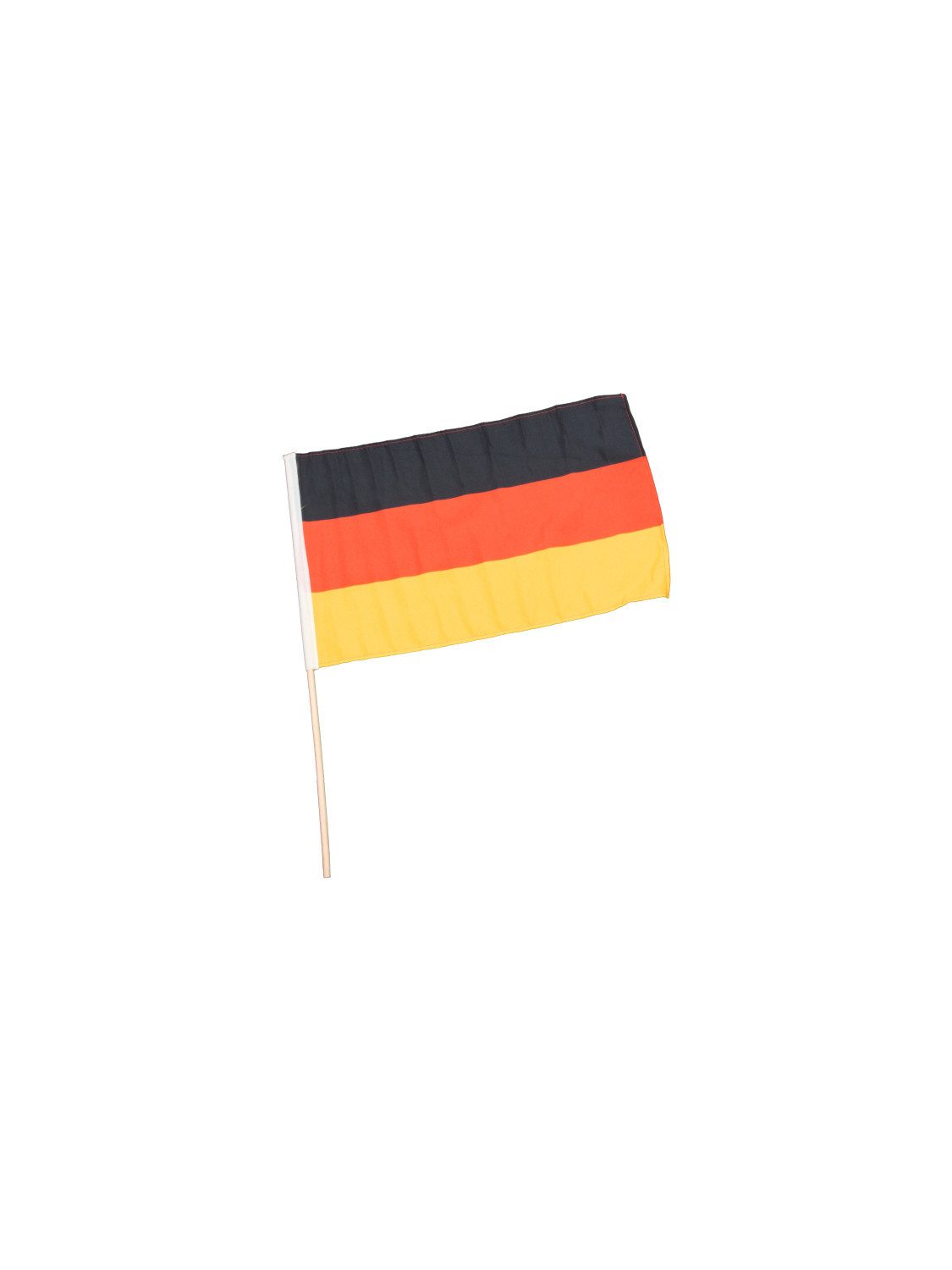 VertriebsArena GmbH Fahne Deutschland-Fahne 90x150cm mit Holzstock