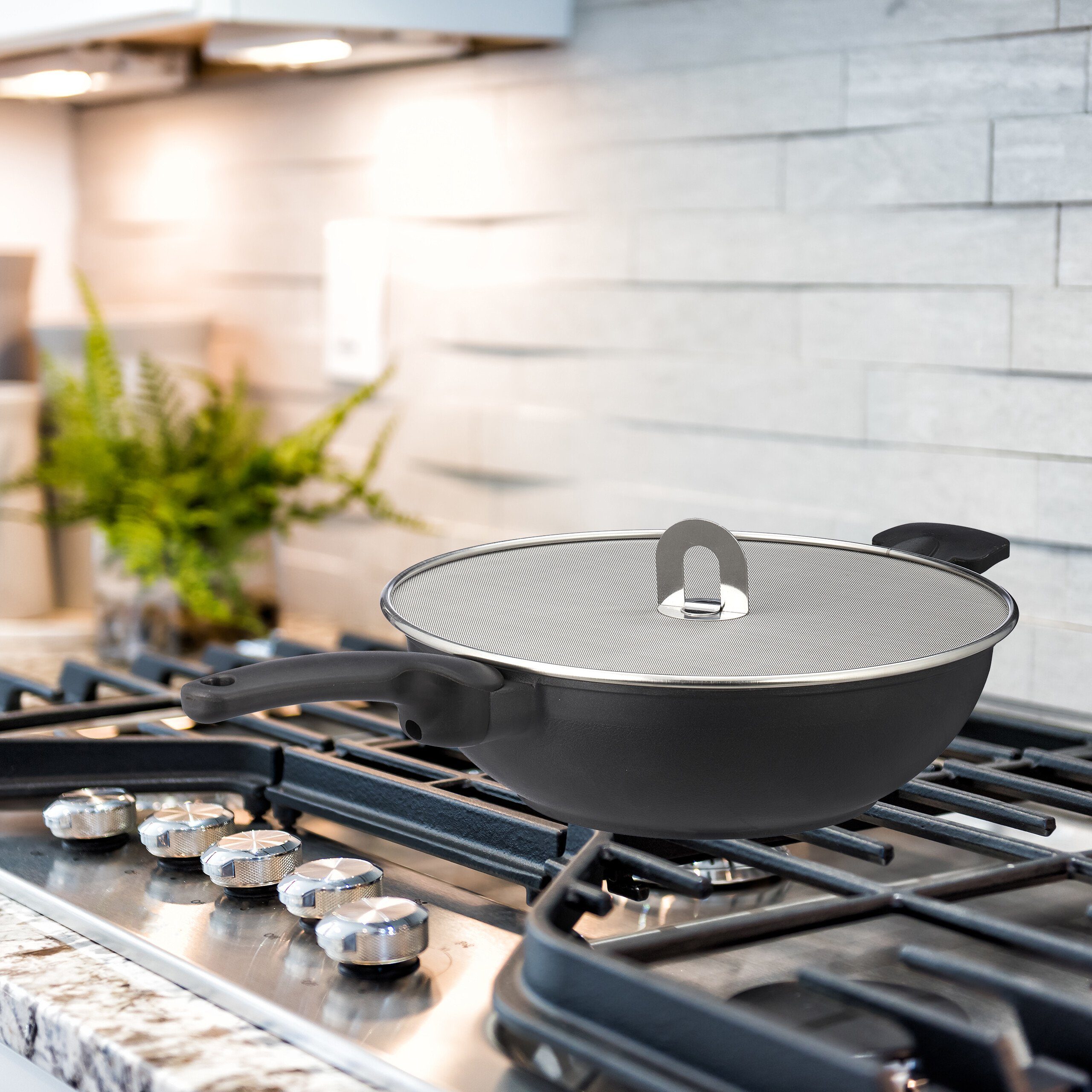 relaxdays Spritzschutzdeckel 3er Set Spritzschutz für Pfannen