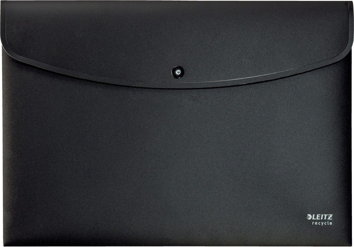 Fächermappe Sammelmappe Recycle A4 PP schwarz (10 Stück)