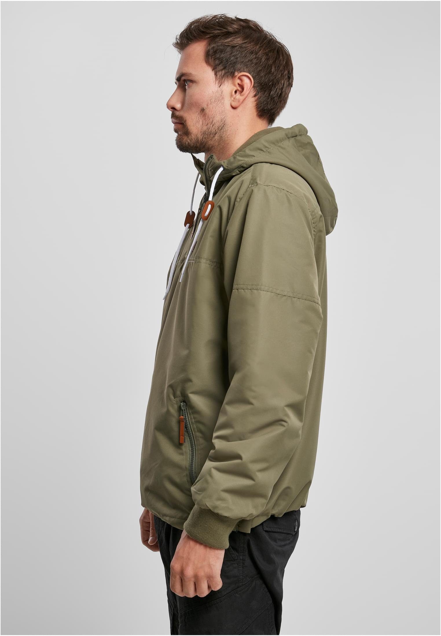 Herren Sommerjacke Windbreaker olive Brandit (1-St) Pull Over