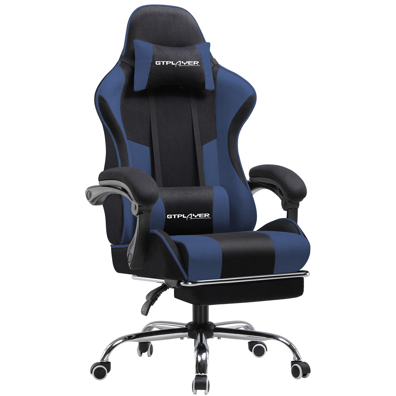 GTPLAYER Gaming-Stuhl Bürostuhl mit Massagefunktion, Fußstütze, günstig online kaufen
