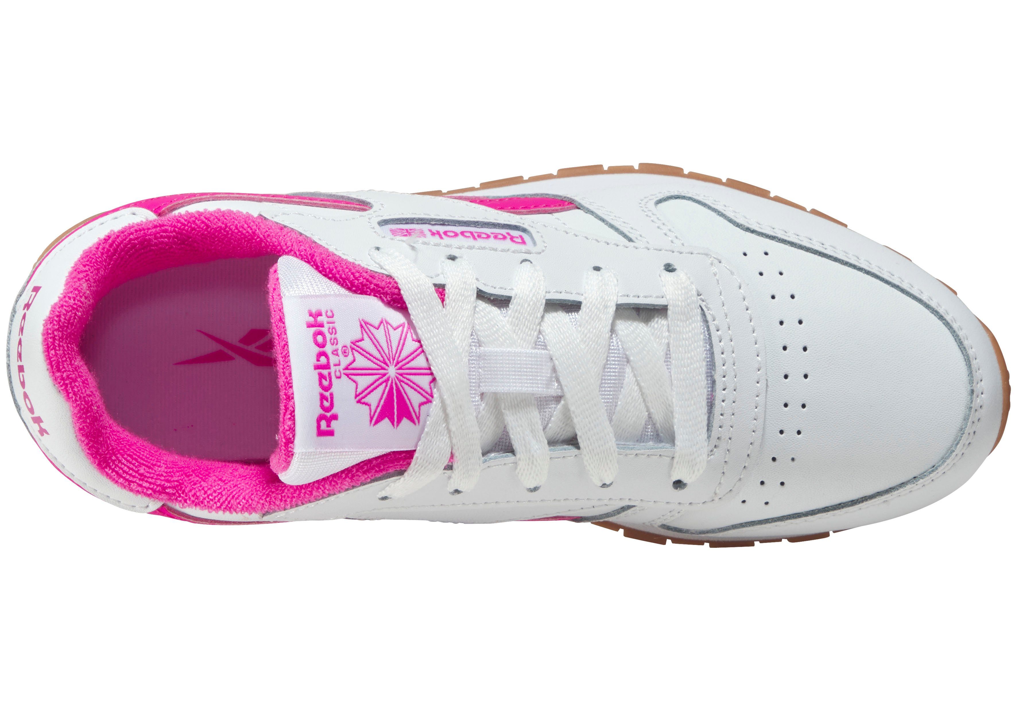 Reebok Classic CLASSIC Sneaker LEATHER weiß-pink