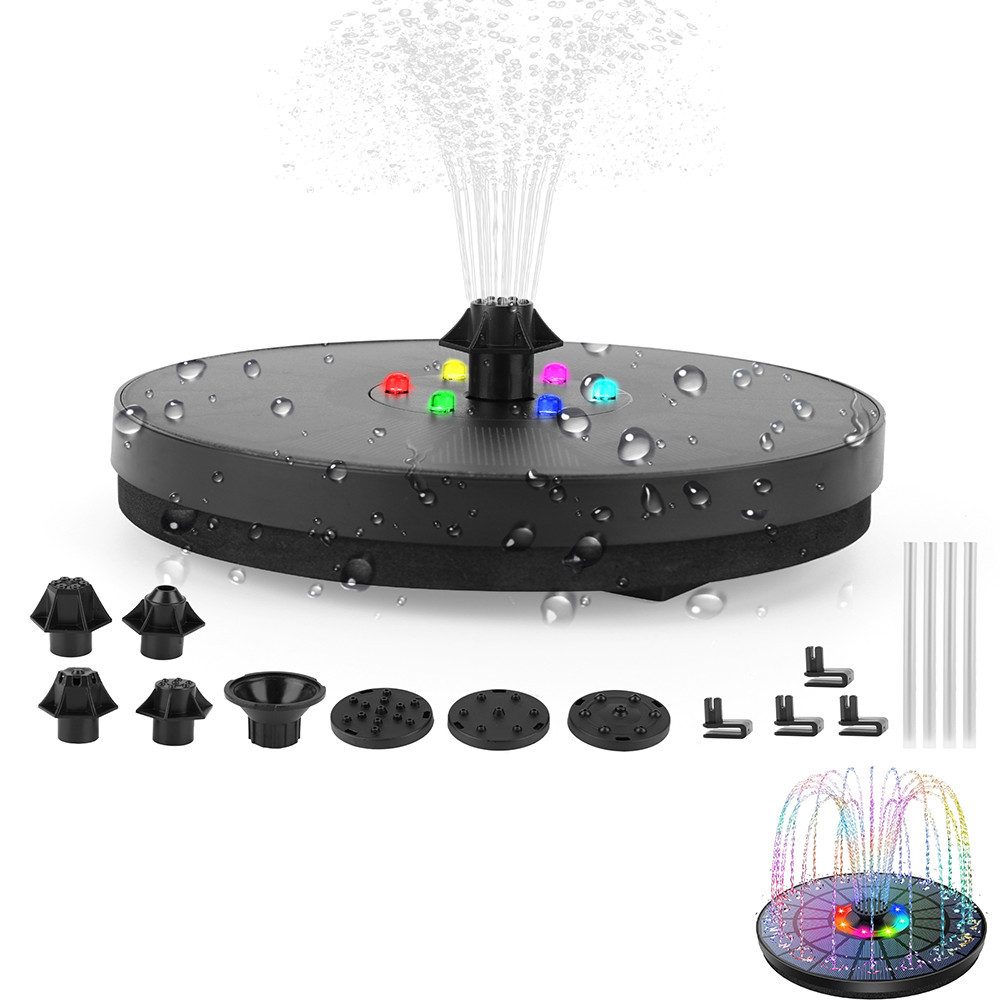 BlingBin Solarpumpe LED-Solarbrunnen für den Außenbereich günstig online kaufen