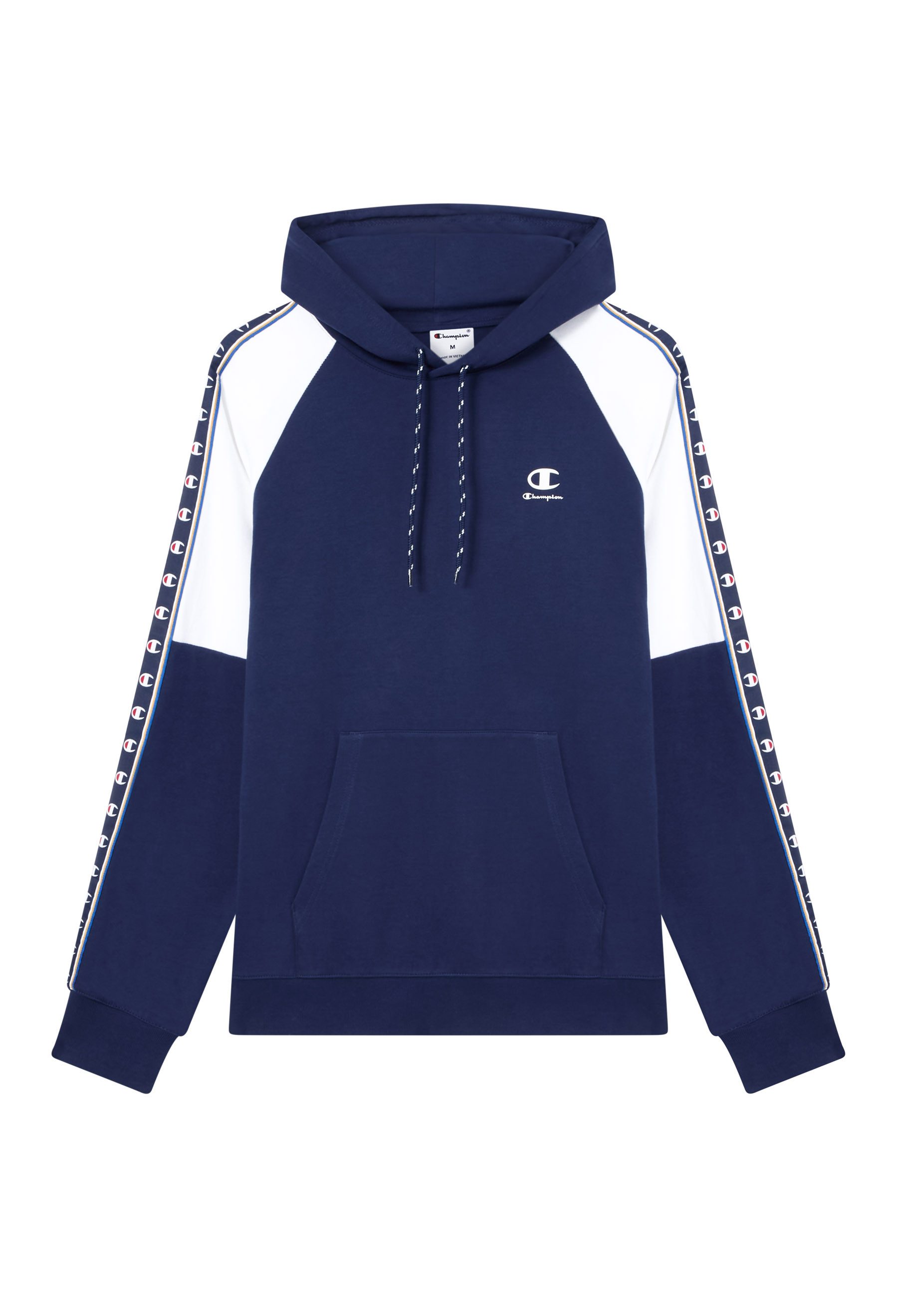 Champion Kapuzensweatshirt Sports-inspired Interlock Hoodie with Tape detailing (1-tlg) für sportliche Aktivitäten, mit Rundhalsausschnitt