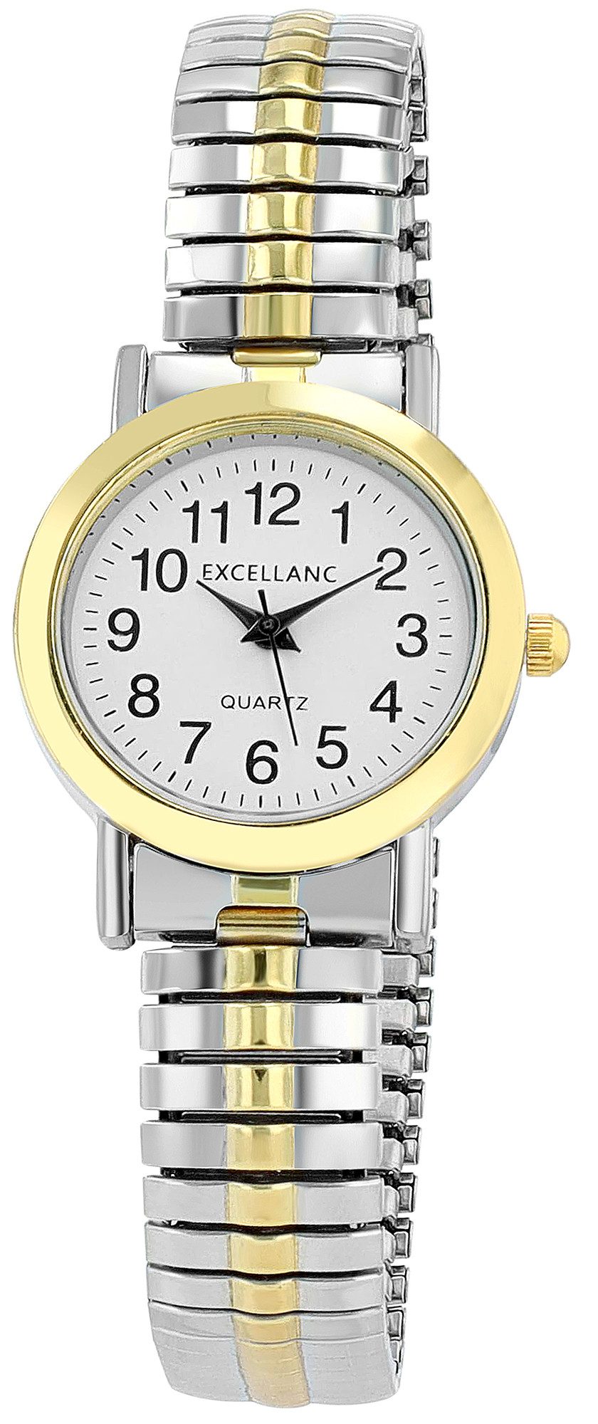Excellanc Quarzuhr 1700001 Edelstahlzugarmband, damen, feminin, günstig online kaufen