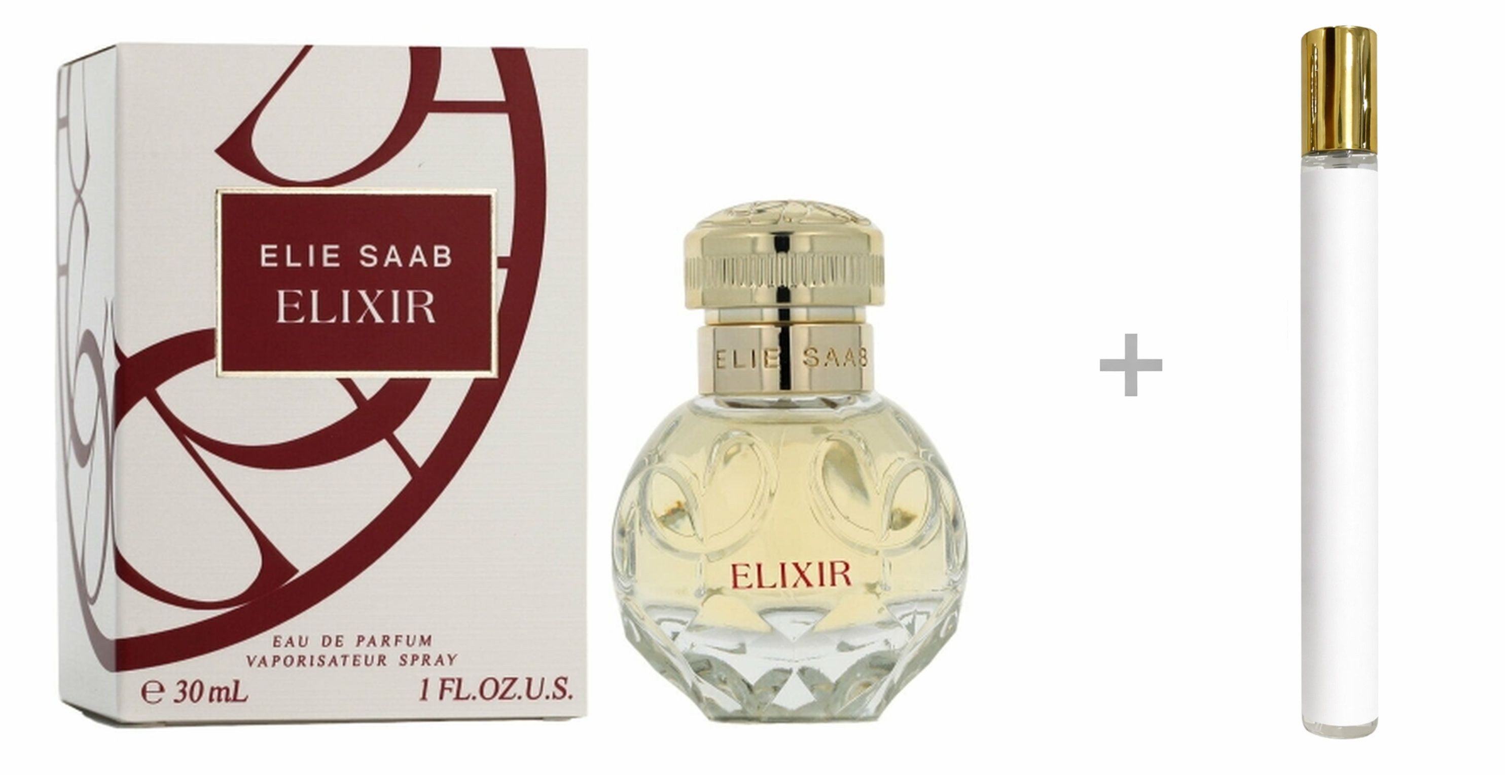 ELIE SAAB Duft-Set Elixir Eau de Parfum (EDP) Damen Spray 30ml mit Reiseduft, Femininer Duft mit eleganter Nuance