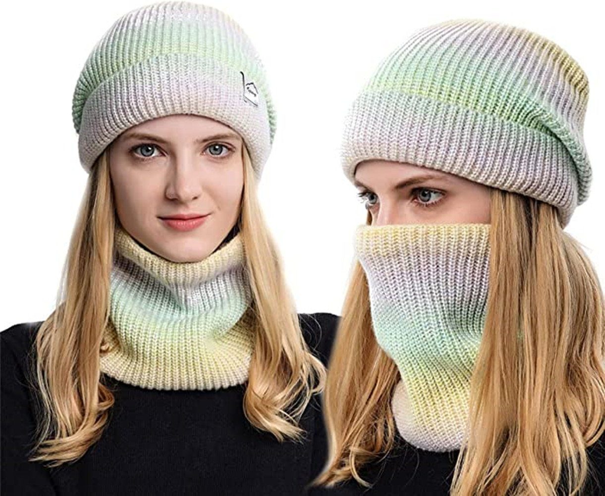 XDeer Mütze & Schal Wintermütze Strickmütze günstig online kaufen