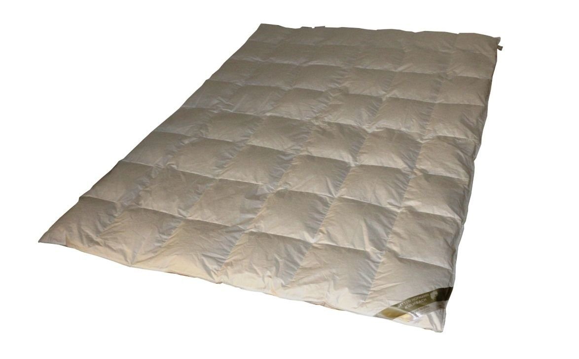 Betten Hofmann Gänsedaunenbettdecke Betten Hofmann Sibiria Exclusiv Daunenbett 6x8 135x200 sib. Wildgans, Füllung: 100% Wild-Gänsedaunen, Bezug: 100% Baumwolle, wasserbettengeeignet, hergestellt in Deutschland, allergikerfreundlich