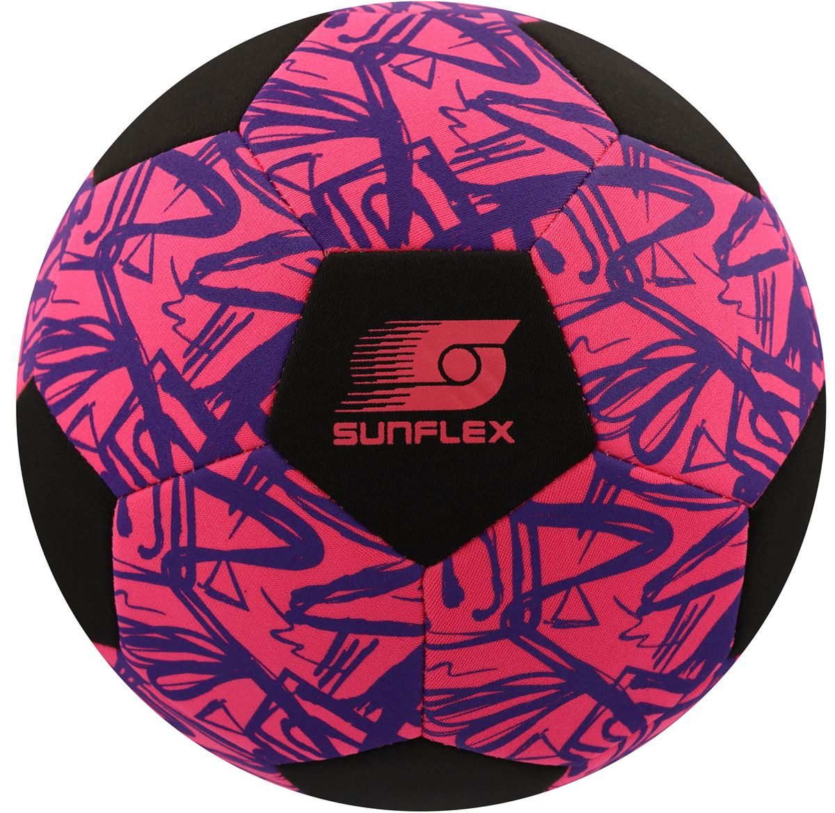 Fußball Sunflex Neopren Soccer Ball Fußball Größe 5 Funky Strokes