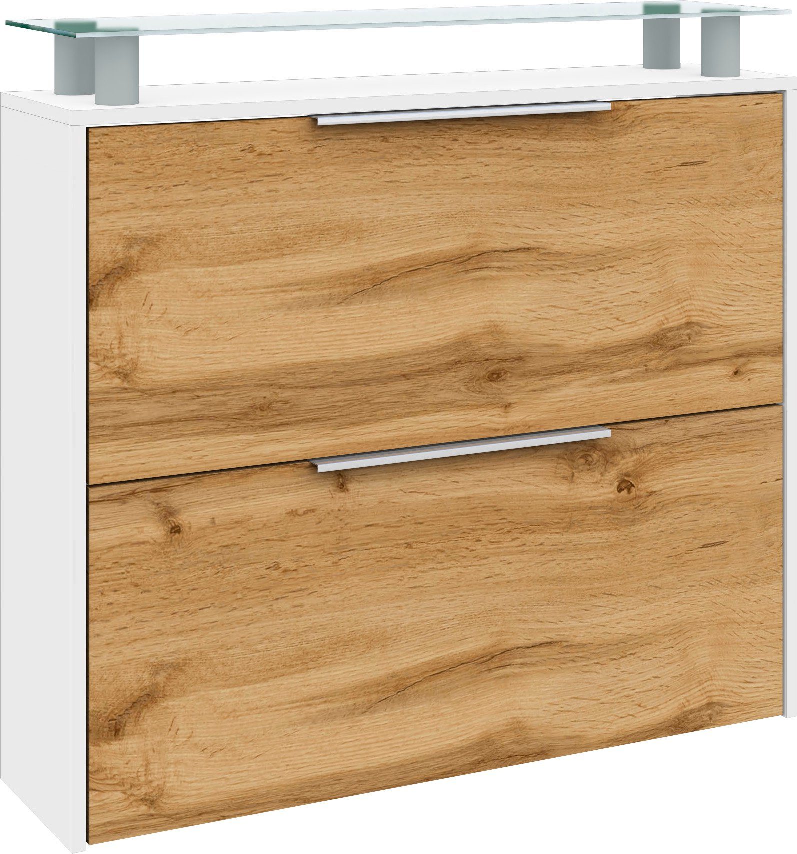 weiß matt/eichefarben wotan