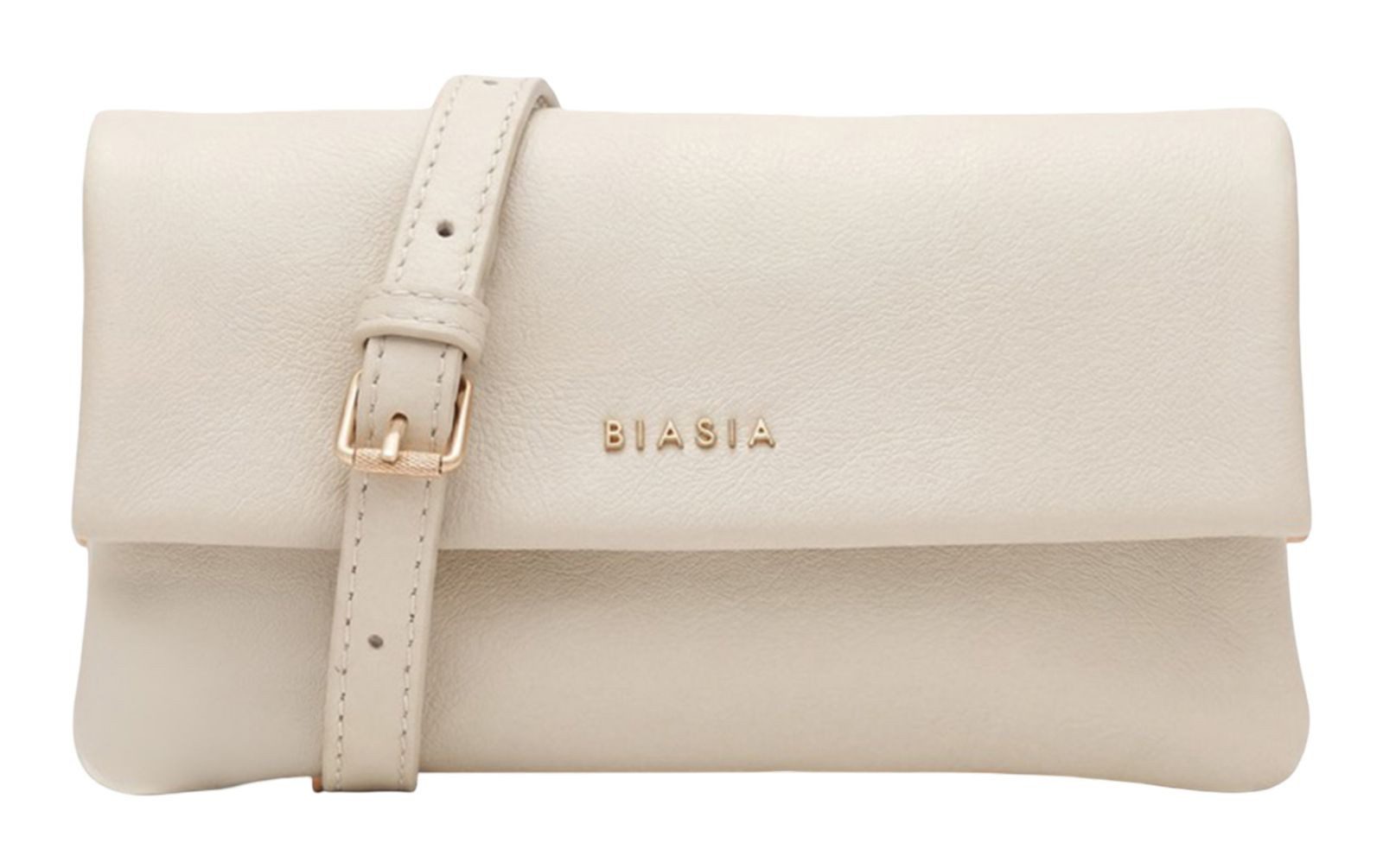 BIASIA Umhängetasche Flap Bag, aus echtem Leder