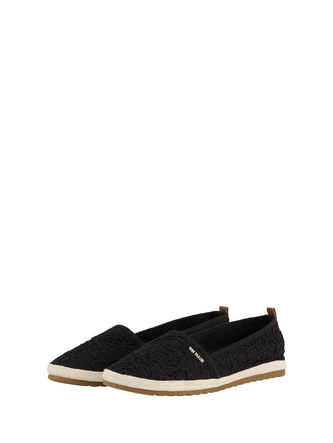 TOM TAILOR Flache Espadrilles mit Blumenstickerei günstig online kaufen