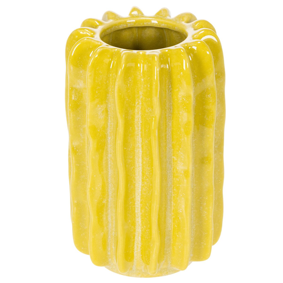 Florists Products Übertopf Kaktusförmige Keramikvase mit gerillter Oberfläche für, 4 Stück