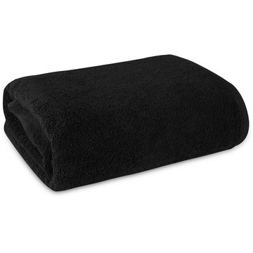 ARLI Handtuch Set 8er Handtuch Set schwarz 2x Duschtuch 2x Handtuch 4x Gästetuch - 100% Baumwolle, (Set, 8, 8-tlg), Hautfreundlich und sehr pflegeleicht