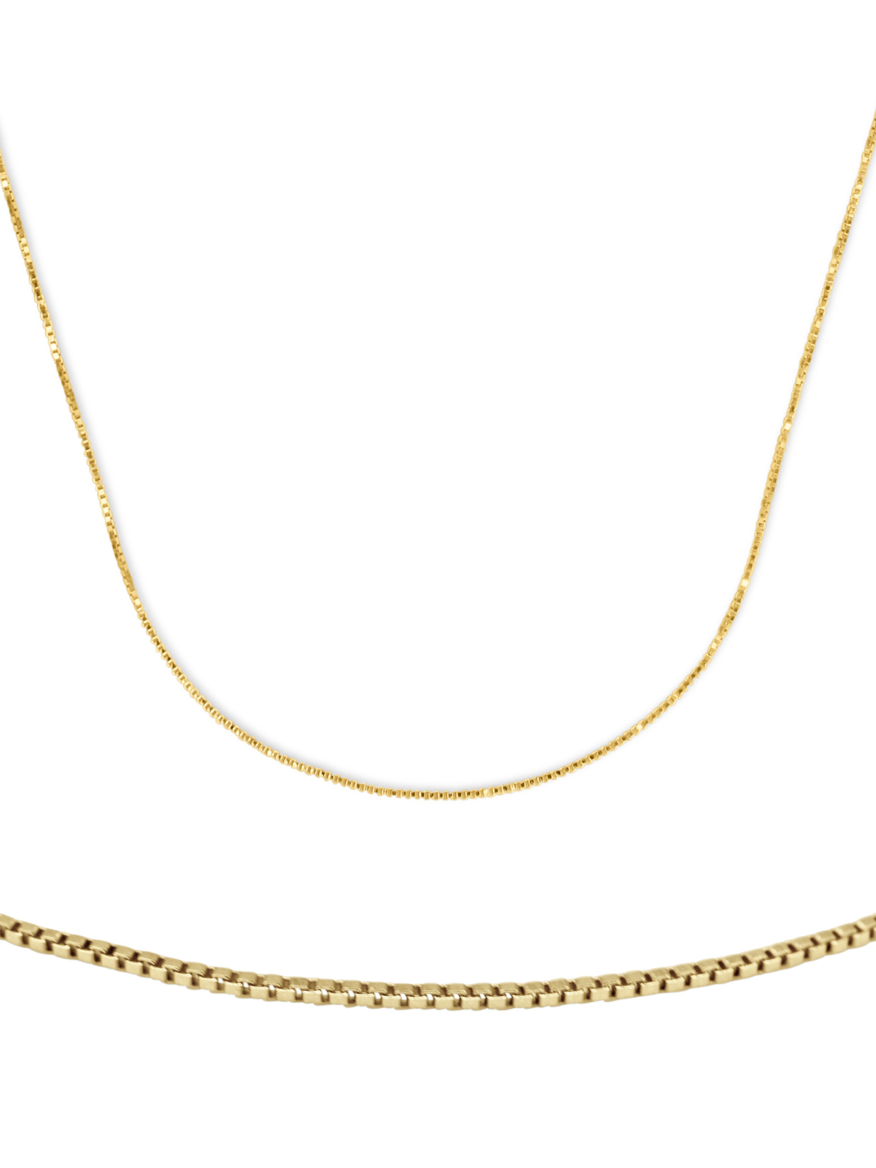Antares Gold Goldkette 14K 585er Box Chain Goldkette – Elegantes und Zeitlo günstig online kaufen