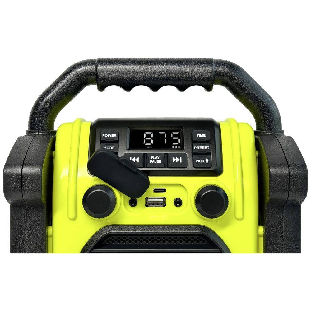 Silva Schneider Baustellenradio BR 230 BT 243024 Radio (Weckfunktion, Akku-Ladefunktion, wiederaufladbar)