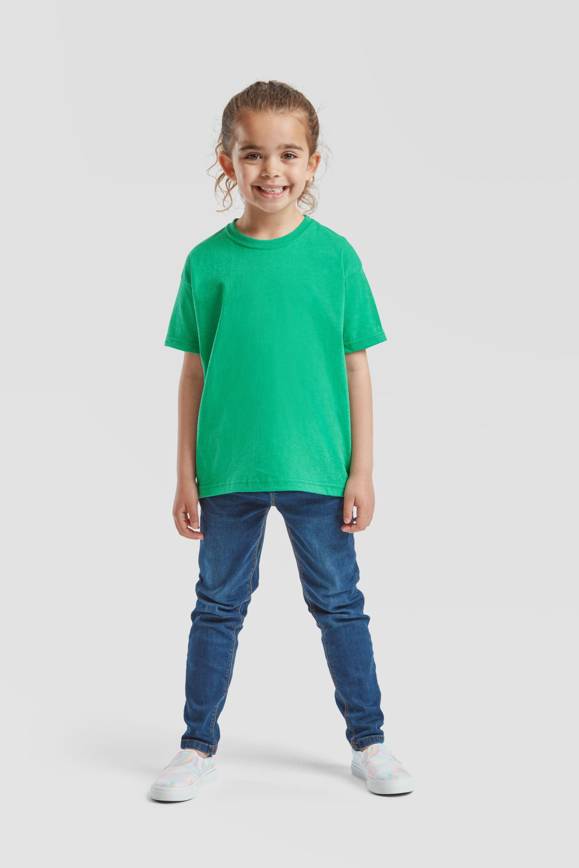 Fruit of the Loom Rundhalsshirt Fruit of the Loom Valueweight T Kids
