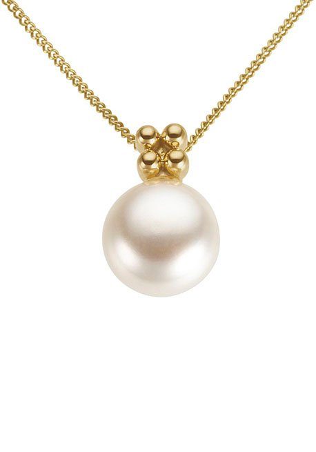 Firetti Perlenanhänger Schmuck Geschenk Gold 333 Halsschmuck Anhänger für Halskette Perle, mit Süßwasserzuchtperle