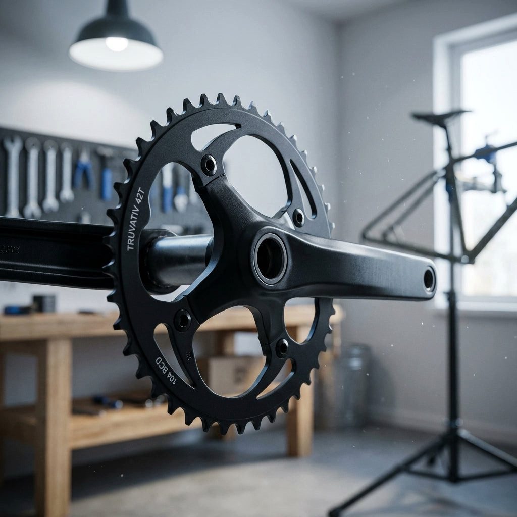 Truvativ Kettenschaltung Kettenblatt 42 Zähne Aluminium Single Speed - Hochwertige Fahrradkompo