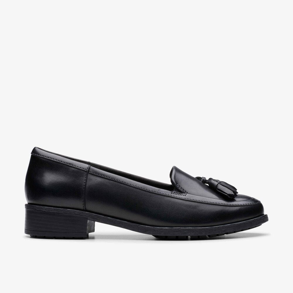Clarks Clarks - Havisham Edge Black Leather - Schwarz Slipper