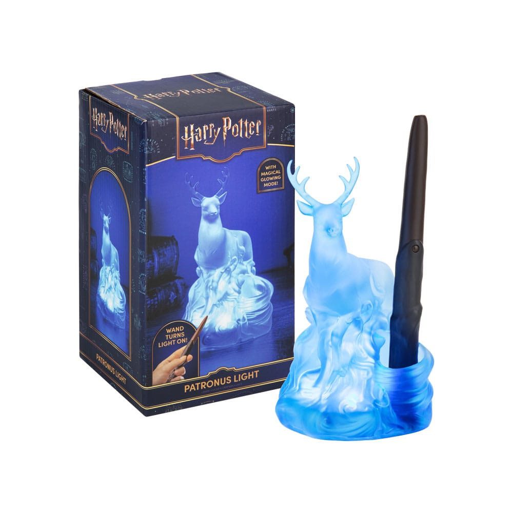 Paladone LED Dekolicht Harry Potter Leuchte Patronus mit Zauberstab Steuerung