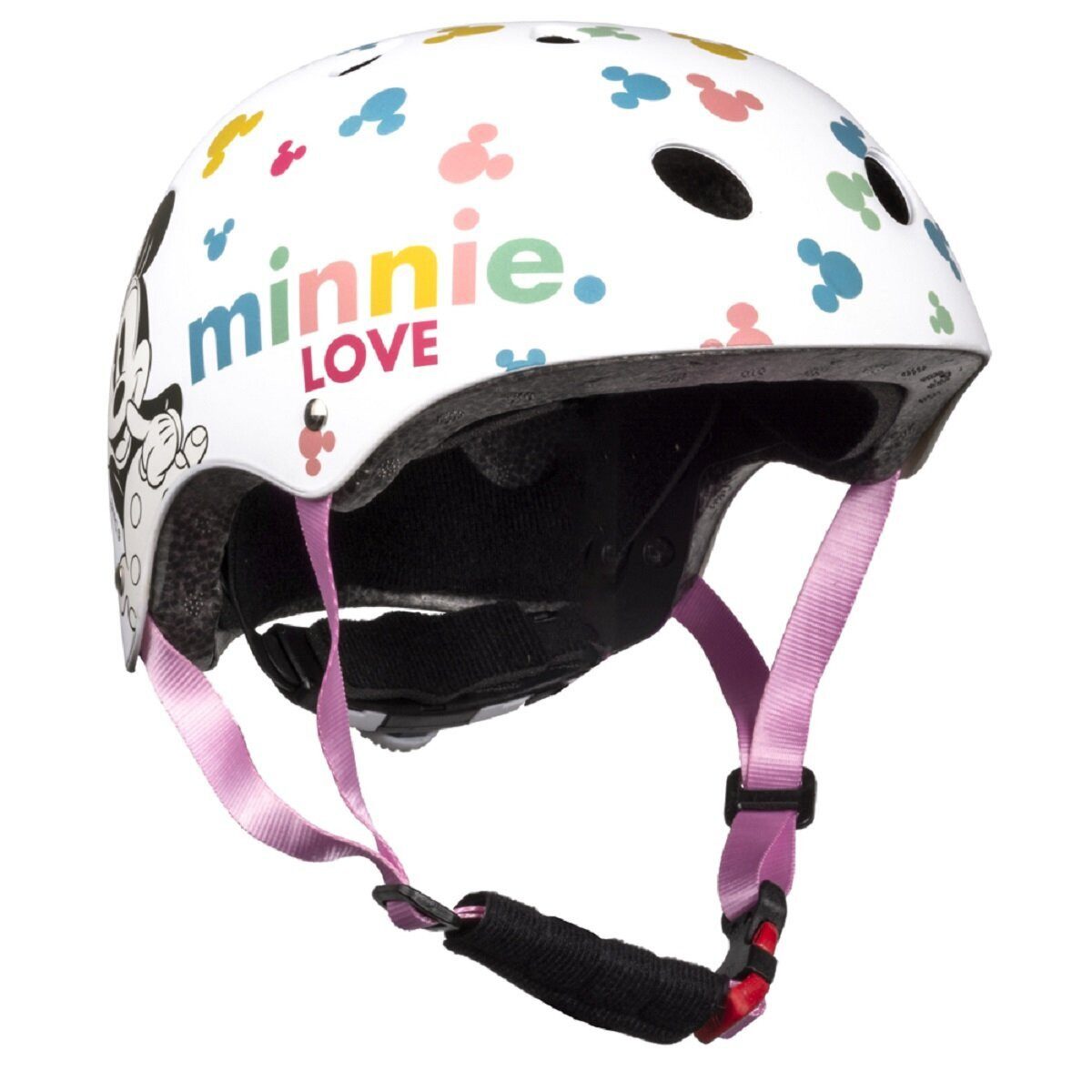 Disney Fahrradhelm Disney Minnie Helm – Leicht & belüftet (52-56 cm) für Kinder