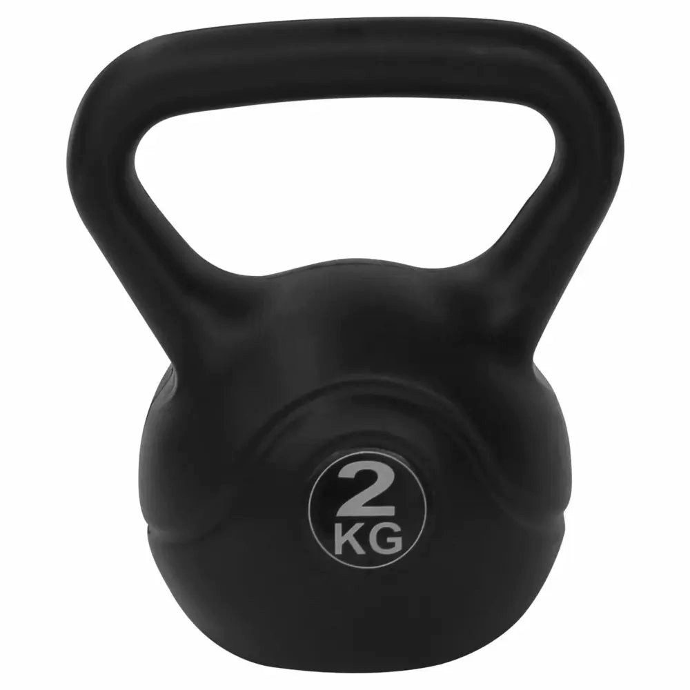 Sport-Knight® Kettlebell Kettlebell, in 2-16 Kg erhältlich, hochwertiges PVC mit Sandfüllung